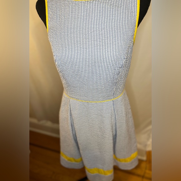 Ellie Blue and Yellow Dress size Small - Picture 5 of 16